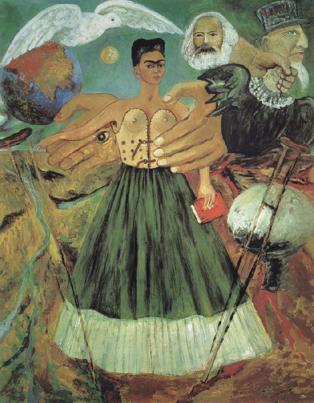 Frida Kahlo Marxism Will Give Health o the Sick china oil painting image